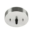 thumbnail image 2 of Aspen Creative 21512-31 Contemporary Fixture Canopy Kit, 5-1/8" Diameter, 7/16" Center Hole, Brushed Nickel, 1 Sets/Pack, 2 of 5