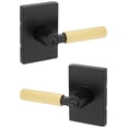 thumbnail image 3 of Kwikset 740MALRCT-4S Mirada Single Cylinder Keyed Entry Door Lever Set - Brass, 3 of 7