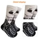 thumbnail image 2 of 2uds. Calcetines de tubo casuales de Halloween Calcetines de terror transpirables para vestido de fiesta de disfraces(8), 2 of 3