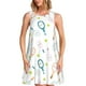 thumbnail image 1 of Disketp Cute Tennis Rackets para Vestido sin Mangas para Mujeres, Vestidos de Verano para Mujeres, Casual y Holgado para la Playa, 1 of 7