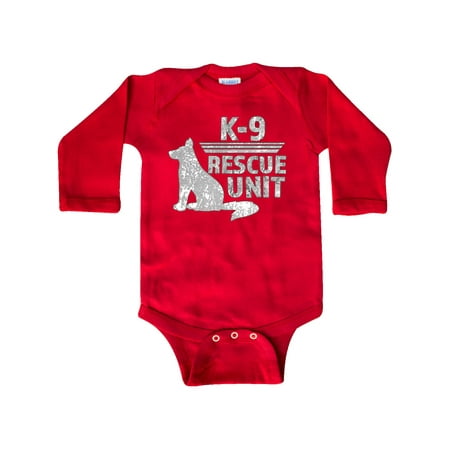 

Inktastic German Shepard K-9 Rescue Unit Gift Baby Boy or Baby Girl Long Sleeve Bodysuit