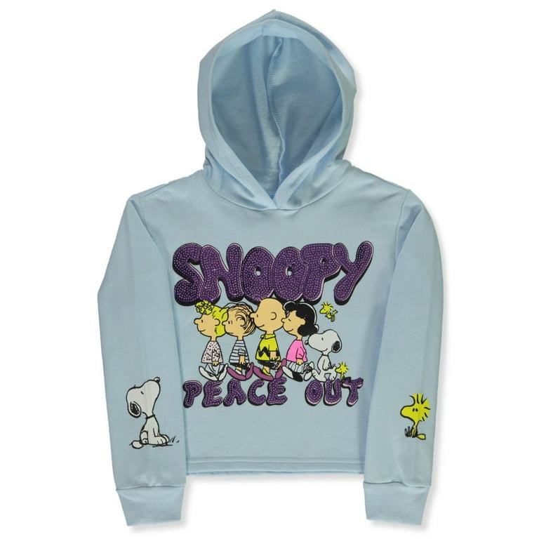 Peanuts Girls Snoopy Gang Hoodie blue 4 5 Little Girls