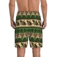 thumbnail image 6 of KLL Dark Green Vintage Corn Pattern for Men's 1-Pack Shorts,Sleep Pajama Shorts for Men Soft Pj Shorts Men's Pajama Bottoms Sleepwear -4X-Large, 6 of 7