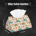thumbnail image 4 of Kdxio Fall Pumpkins And Sunflowers Print Tissue Box Cover,Modern PU Leather Rectangular Tissue Box Holder for Bathroom Living Room Bedroom Office Desk Car Home, 4 of 6