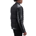 thumbnail image 4 of X RAY Jeans Moto Jacket with PU sleeves And Faux Shearling Lining, Black, S, 4 of 9
