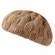 thumbnail image 1 of Gorro De Boina De Punto De Ganchillo Acanalado Sólido Y Elegante De Invierno para Mujer Gorro De Punto Suave De Color Sólido, Gorro De Estilo De Punto De Ganchillo para Mujer, 1 of 5