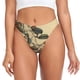 thumbnail image 1 of Balery Vintage Bird Tangas de Algodón para Mujer con Estampado – Ropa Interior Sexy, Transpirable, G-string-4X-Large, 1 of 6