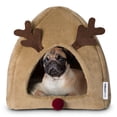 thumbnail image 6 of Vibrant Life Hideaway Reindeer Small Cat-Dog Bed, 6 of 6