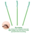 thumbnail image 4 of Vogacara Pincel para cejas, exquisita pequeña sombra de ojos, mango largo, delineador de ojos de una sola vez, herramientas profesionales de pestañas en plantillas de cejas Forma de corte Vogacara CE013634-02, 4 of 6