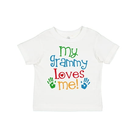 

Inktastic My Grammy Loves Me Gift Toddler Boy or Toddler Girl T-Shirt