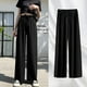 thumbnail image 1 of Pantalones De Pierna Recta,Pantalones De Pierna Ancha Para Mujer Pantalones Casuales Para Mujer Pantalones De Pierna Ancha Rendimiento Finamente Ajustado, 1 of 3