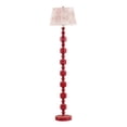 thumbnail image 1 of Pemberly Row Contemporary Accent High Gloss Pink Spotted Floor Lamp, 1 of 5