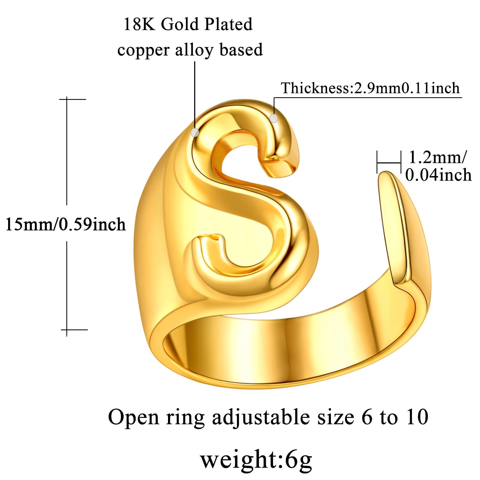 Alphabet Rings – Jewelry for Men & Women