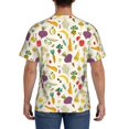 thumbnail image 3 of Bixox Men's Vegetable Printed Short Sleeve Skinny Athletic T-Shirt, 3 of 6