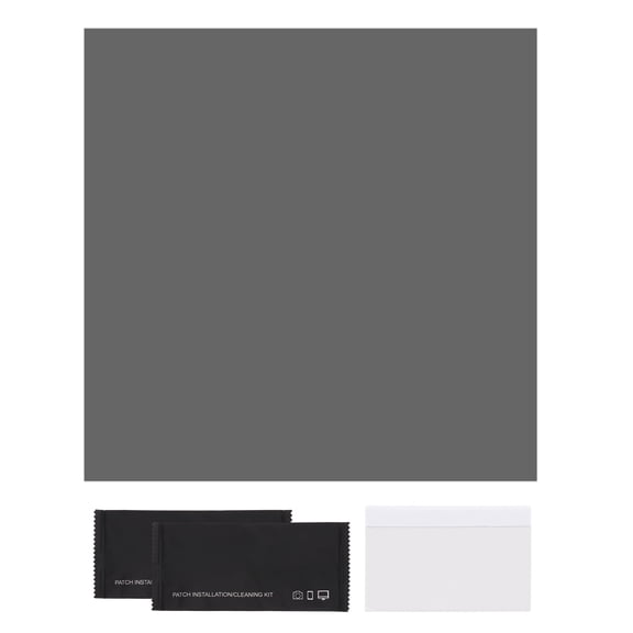 Uxcell Polarized Film, 10 x 10 Inch Universal Adhesive Polarized Sheets Linear Polarizing Filter with Cleaning Kit Scraper for LCD Screen Repair Physics Education (250x250mm)
