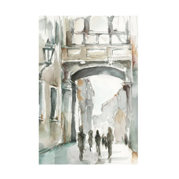 Ethan Harper 'Watercolor Arch Studies I' Canvas Art