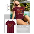 thumbnail image 5 of QAFOPEH Women Vintage 1974 Limited Edition Shirt Crewneck Tee Birthday Gifts Tops, 5 of 7
