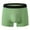 Army Green, variant on Besolor Mens Underwear Casual Color Block Mid Elastic Waisted Boxer Briefs Stretchy Breathable Underwear