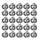 thumbnail image 2 of Cuentas para atado de moscas, 25 piezas, cuentas de tungsteno para atado de moscas, señuelo para peces de alta capacidad, 2 of 9