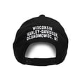 thumbnail image 2 of Harley-Davidson Men's Stoic Eagle Adjustable Snapback Baseball Cap, Black, Harley Davidson, 2 of 2