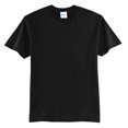 thumbnail image 5 of Mens Core Blend Cotton/Polyester Tee Shirt Jet Black S, 5 of 6