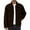 Brown Sweater, variant on Kinrui Men's Cotton Jackets Lightweight Classic Casual Shacket Overshirt Stylish Spring Fall Windbreaker Full Zip Up Golf Varsity Coat with Pockets Black,S