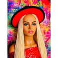 thumbnail image 5 of 2Chique Boutique Women's Handmade Micro Twist Braided Wig Color Blonde 613, 33 Inches, 5 of 6