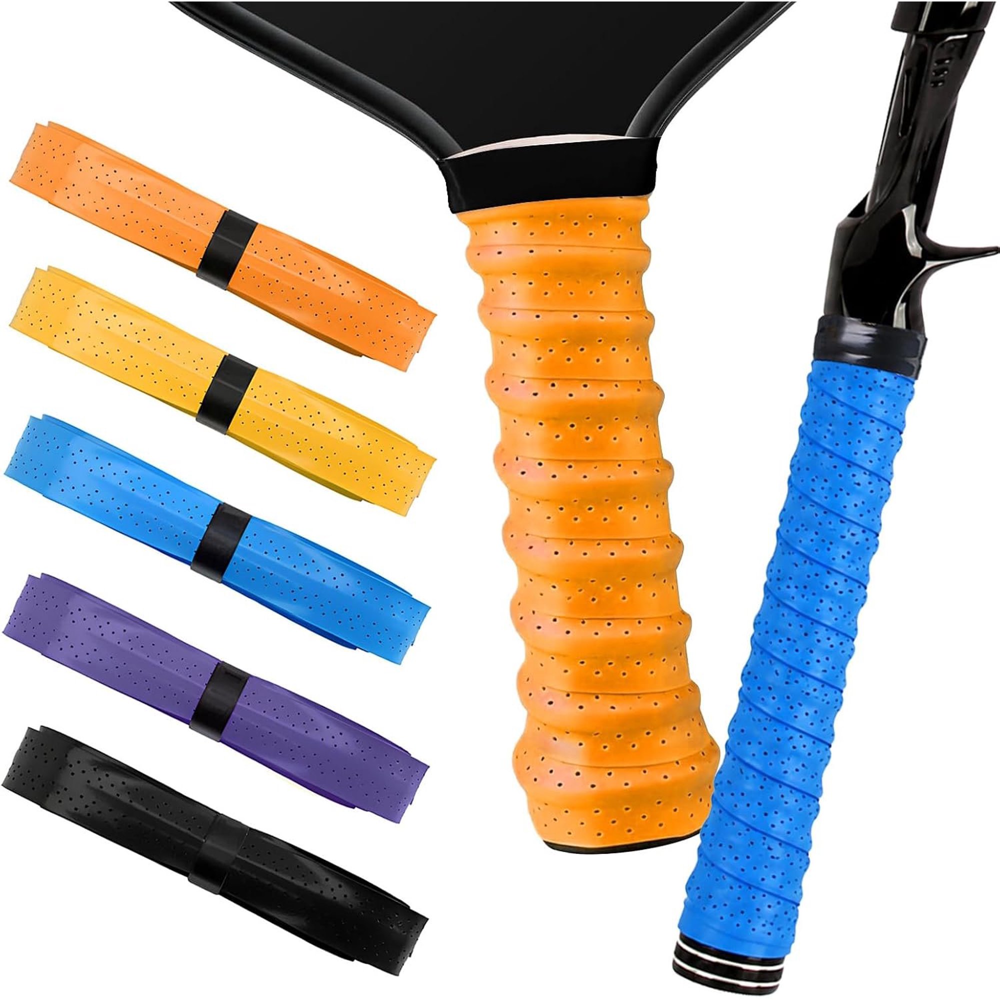 5 count Fishing Rod Grip Tape EVA Overgrip Wrap Handle Set