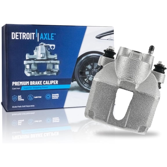 Detroit Axle - Rear Left Brake Caliper for Ford Expedition F-150 F-250, Lincoln Town Car Navigator Blackwood [for Forward Mount Caliper], Driver Side Disc Brake Caliper Replacement