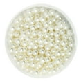 thumbnail image 5 of 500 unids 6 mm redondo Plástico Sunnimix imitación perla espaciador perlas bricolaje arte blanco, 5 of 5
