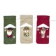 thumbnail image 2 of Bolsa para cubrir botellas de vino navideñas, envoltura para champán con muñeco de nieve y Papá Noel, 2 of 8