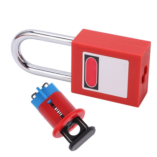 Safety Circuit Breaker Lock, Rustproof High Strength Multipurpose Miniature Circuit Breaker Lockout Device Sturdy Easy Installation Practical for Industry MPCO+38mm