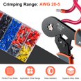 thumbnail image 2 of Kit de herramientas para prensar férulas Preciva Ratchet Jaw AWG 28-5 w/ 1200, 2 of 7