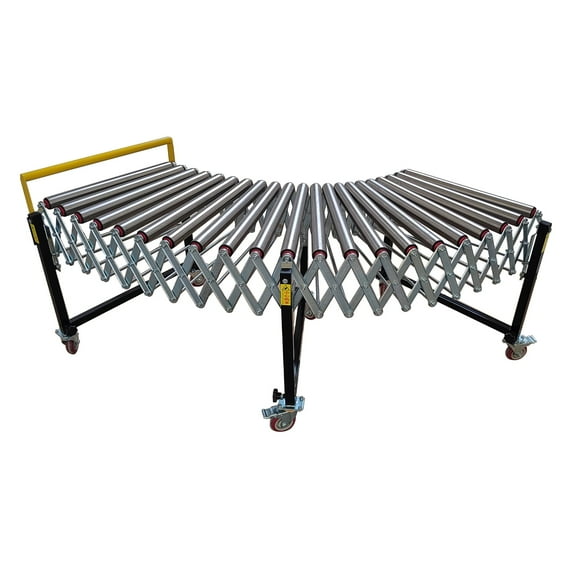 3M Loading Unloading Conveyor Non-powered Roller Telescopic Commercial Assembly Line
