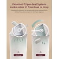 thumbnail image 3 of Momcozy Diaper Pail with Patented Triple-Seal Odor Control, Wide Opening, Ergonomic Height, Large Capacity with Viewing Window, Childproof Lock, Fits Standard Trash Bags, 3 of 10