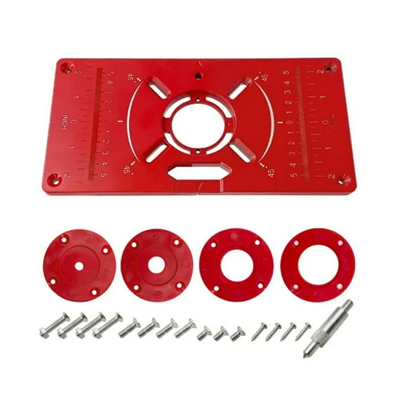 Router Table Insert Plate Woodworking Bench Table Saw for Multifunct Wood Plate Machine Engraving Tool Flip Board