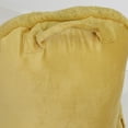 thumbnail image 5 of Home Soft Things Faux Fur Bedrest Pillow Cover Large Size - Ochre - 28" x 30" x 17", 5 of 10