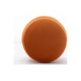 thumbnail image 4 of Soft Velvet Ottoman Legless Footrest Stool with Anti-Slip Pads, Modern Accent Pouf Round Chair for Makeup, Living Room, Bedroom Entryway,  Orange, 4 of 9