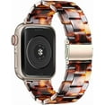 thumbnail image 2 of KOMI Band Replacement for Apple Watch 49mm 45mm 44mm 42mm 41mm 40mm 38mm Women Men Fashion Resin Wirstband Bracelet Strap for iWatch Ultra 2/1 Series 9 8 7 6 SE 5 4 3 2 1, 2 of 6