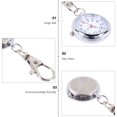 thumbnail image 4 of 1pc Practical Quartz Pocket Watch Keychain Alloy Large Dial Nurse Pocket Watch, 4 of 6