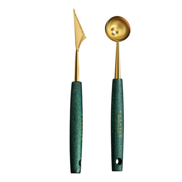 Utensilios para sandía, vajilla de acero inoxidable para el hogar, cubiertos para sandía, herramienta para fruta para hoteles, familia, utensilios de Herramienta para tallar M