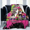 thumbnail image 6 of Splatoon Blanket, Super Soft Throw Blanket For Bed Sofa Couch, Cozy Flannel Blanket For Bedroom Livingroom, 60"X50", 6 of 9