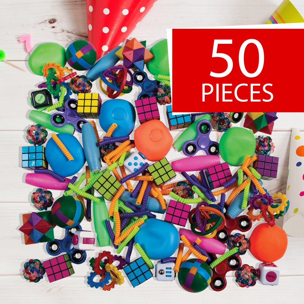 Fidget Toys Assortment - Party Favors - 50 Pieces - Walmart.com - Walmart.com