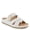 WHITE, variant on Eliza Women's Slide Sandal with Cushioned Comfort & Adjustable Fit