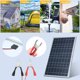 thumbnail image 2 of Kit de panel solar de 30 W CC 12 V/18 V con cocodrilo yeacher  Juego de paneles solares, 2 of 7