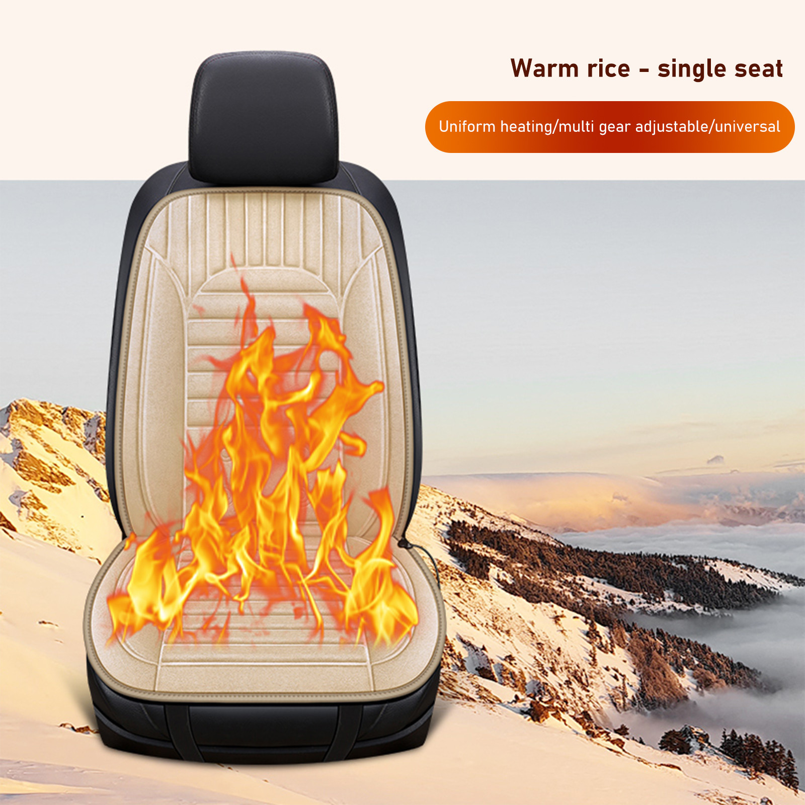 Seat Cushion With Heat Winter Heated Seat Cover With Fast Heating on