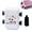 White, variant on 2-in-1 Math Roller Stamp for Kids, Self-Inking Addition Subtraction Multiplication & Fill-in-The-Blank Tool, Refillable Maths Practice Roller or Kindergarten Homeschool Classroom Supplies, Math Gifts