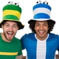 thumbnail image 5 of Jiibva Argentina Football Hat, National Flag High Cap Bowler Hats Football GameCelebration Party Halloween Headdress Sports Cap Fun Photo Prop Accessory, 5 of 7