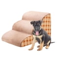 thumbnail image 4 of Escalera para perros, rampa con peldaños, lavable y desmontable para interiores. 3 pasos, 4 of 9