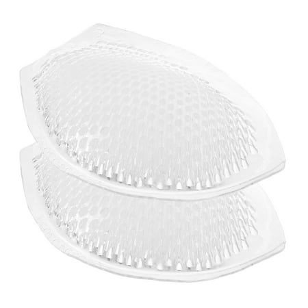 Himition 1 Pair Breathable Honeycomb Silicone Bra Inserts Semi Adhesive Push Up Pads Reusable Bra Inserts Breasts Enhancer For Bra Swimsuit Sports Bra B Cup